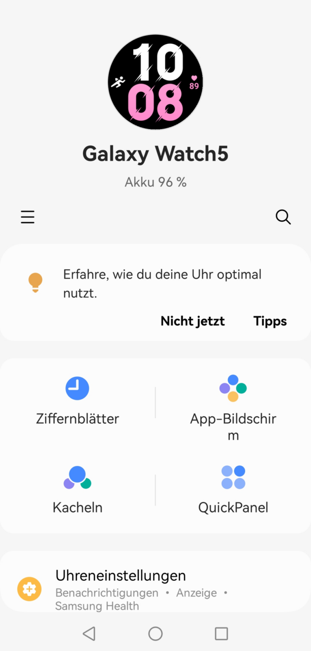 Samsung Galaxy Watch 5 mit Huawei Smartphone verbinden goNeuland