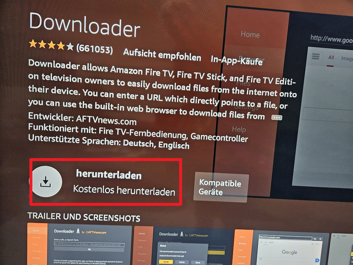 Kodi auf Amazon FireTV Stick installieren goNeuland